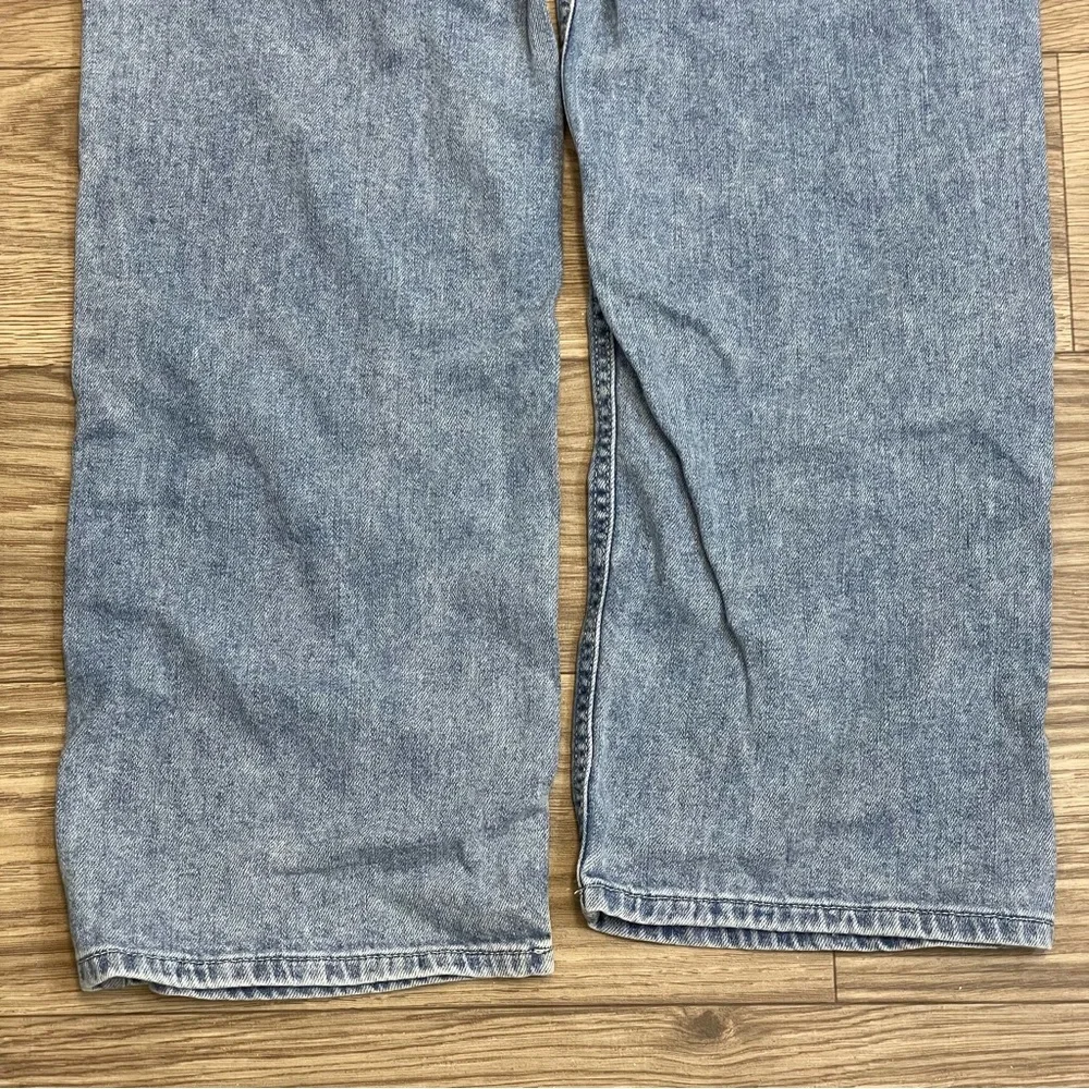 OAT New York High Rise Wide Leg Light Wash Cloud Luxe Denim Jeans - Picture 12 of 12